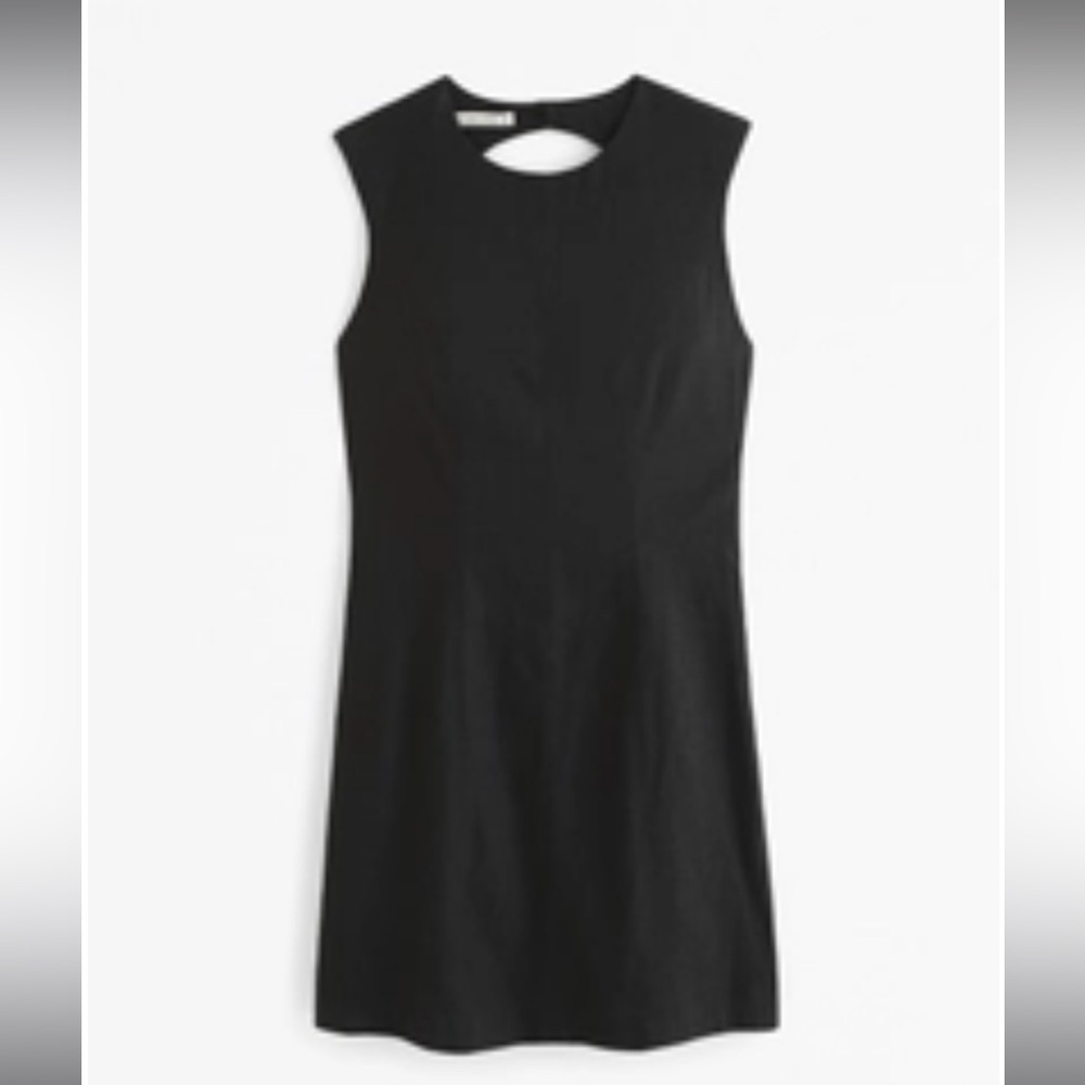 ♥️ABERCROMBIE & FITCH LINEN-BLEND SHELL MINI DRESS